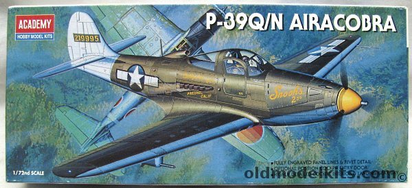 Academy 1/72 Bell P-39Q/N Airacobra - 71st TRS 82nd TRG Lt. Col. William Shomo 1944 / Soviet Air Force Maj. V.F. Sirotin 17th IAP 1944, 2177 plastic model kit